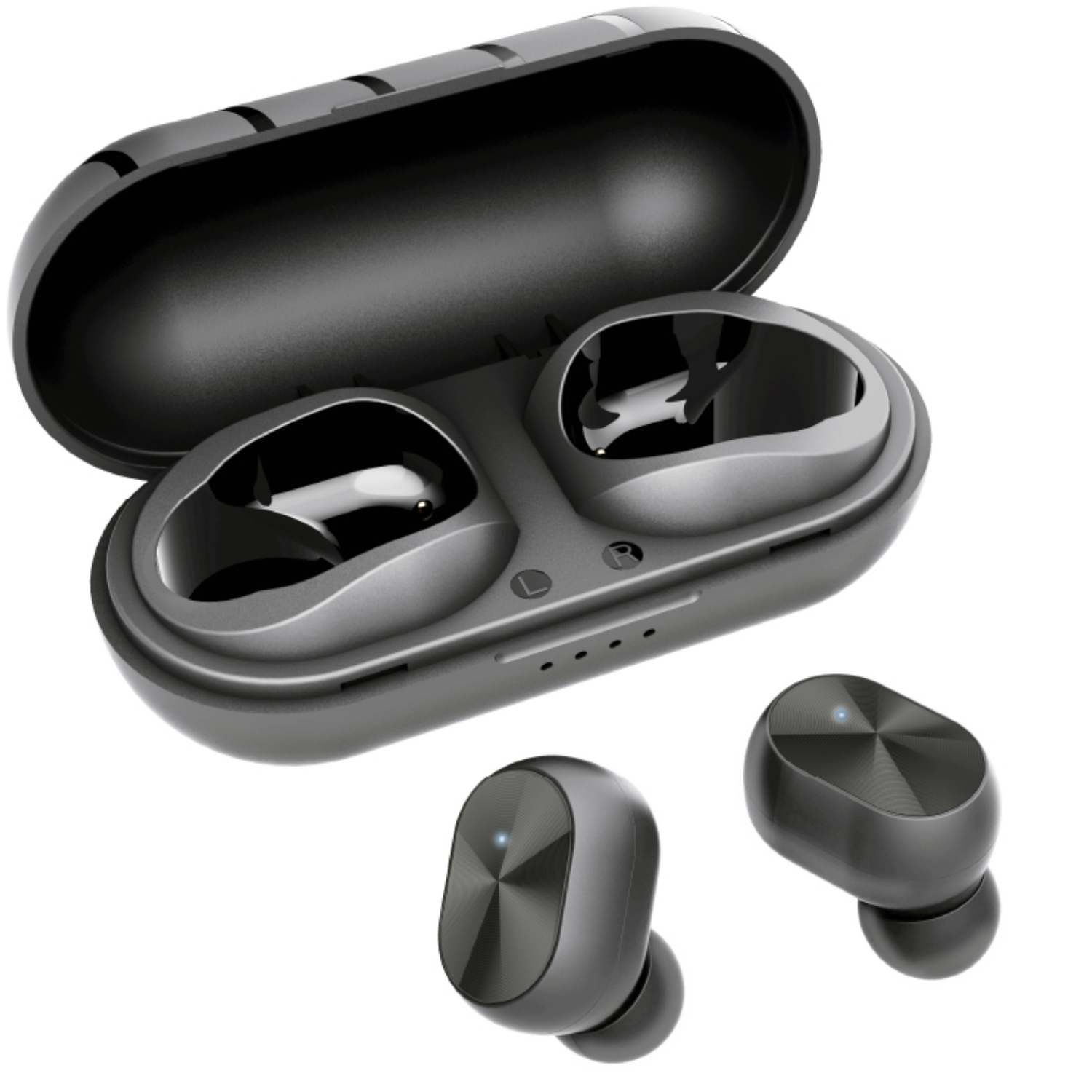 Tecnolab - Audífonos Bluetooth Tws Touch Negro - Ps