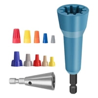 Magideal - 12 Piezas De Accesorios Para Cables Eléctricos, Conector De Acero Inoxidable, Taladro, Torsión De Alambre Para Electricistas Aficionados Al Bricolaje.