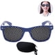 thumbnail image 2 of 1 pieza de gafas de seguridad de malla, gafas protectoras de seguridad antivaho de malla de acero, resistentes a impactos, con montura negra mate, aptas para construcción y trabajos al aire libre. Fan, 2 of 8