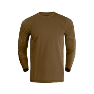 Snix - Polera Deportiva Dry Fit De Adulto Manga Larga - Marrón Talla Xl