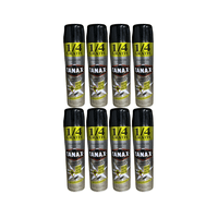 Pack 8 Insecticida Tanax En Aerosol 220Cc Elimin Arañas Y Cucarachas