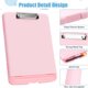 thumbnail image 2 of Hongri Clipboard with Storage with Pencil Case, 8.5 x 11 in, Pink, 2 of 3