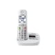 thumbnail image 1 of Teléfono inalámbrico Panasonic KX-TGU430W con pantalla grande y botones, 1 of 6