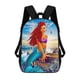 thumbnail image 1 of Sirena Negra-theme Backpack, Campus style schoolbag Bookbag with Adjustable Shoulder Straps And Large Zip Compartment, Unisex Travel Bags., 1 of 6