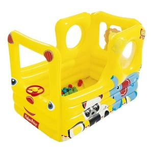 Fisher Price - Piscina De Pelotas Inflable Bus Escolar