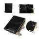 thumbnail image 4 of Monedero pequeño RFID para mujer, compacto, plegable, de piel, estilo vintage, con cremallera y cierre de boquilla., 4 of 6