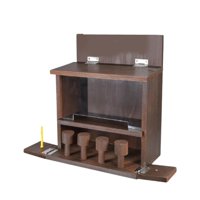 Ioensy - Comedero De Madera Para Ardillas, Estación De Alimentación Para Exteriores, Patio Para Amantes De Las Ardillas