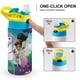 thumbnail image 4 of Nella, la Princesa Caballero Botella de Agua con Tapa Pop Top de Un Toque, Acero Inoxidable, a Prueba de Fugas, para Deportes, Botella Infantil azul 12 oz, 4 of 6