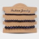 thumbnail image 1 of 3pcs/set Colorful Natural Stone Beads Bracelets - Stretchable Bangle Jewelry Gift for Women, 1 of 5