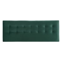 Bodevir - Respaldo Botone Felpa 1.5 Plaza Verde Botella