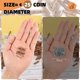 thumbnail image 4 of Pinzas de ropa CCINEE 2,5 cm marrón – paquete de 100 mini de madera, 4 of 7