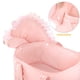 thumbnail image 4 of Cuna para muñeca GAGAKU con dosel rosa, para muñecas de 9 a 12 pulgadas, 4 of 6