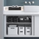 thumbnail image 4 of Caja Organizadora con Tapa Fit Pequeña 1,75L Gris  gris, 4 of 5