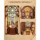 thumbnail image 3 of Rolife Book Nook Kit Baroque Library SnapFit 3D Wooden Puzzle, 3 of 3