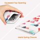 thumbnail image 3 of Funda para gafas Fintie Raining Hearts de piel vegana, 3 of 7