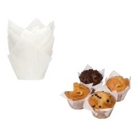 Genérico - Pack X50 Capsula Para Hornear Capsulas Cupcakes Tulipanes