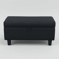 Bloccare - Banqueta Piecera 90 Cm Tapiz Genova (Negro)