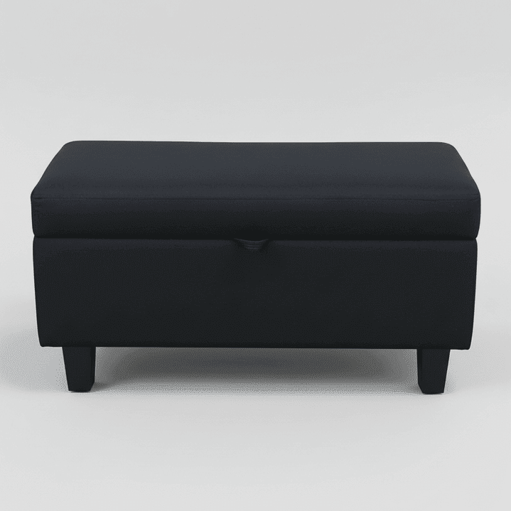 Bloccare - Banqueta Piecera 90 Cm Tapiz Genova (negro)