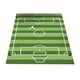 thumbnail image 5 of Alfombras de Campo de Fútbol, Manta de Juego para Niños, Alfombrilla para de Noche, Alfombras de Suelo con Tema Deportivo para Dormitorios, Zon , 100x160cm Raya, 5 of 5