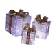 thumbnail image 3 of Cajas De Regalo Iluminadas Navide?as, 3 Uds., Navidad Para A?o Nuevo, Interior, Plateado Y Dorado, 3 of 5