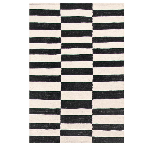 Bajada Cama 080x120 Cm Kilim Galle Op Art Bn