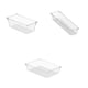 thumbnail image 1 of Organizador De Cajones Apilable De 3 Uds. Bandeja De Almacenamiento Divisora De Papelería De Maquillaje, 1 of 5