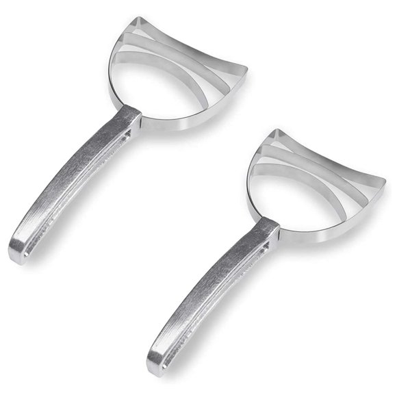 Raspador de polvo óseo BOLEXINO Professional de acero inoxidable (paquete de 2)