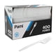 thumbnail image 1 of Tenedores desechables de plástico PAMI de peso medio [paquete de 400], 1 of 5