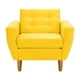 thumbnail image 1 of Sofa Bote 1c Felpa 04 Amarillo, 1 of 6