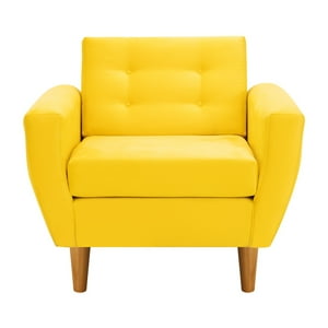 Bodevir - Sofa Bote 1C Felpa 04 Amarillo