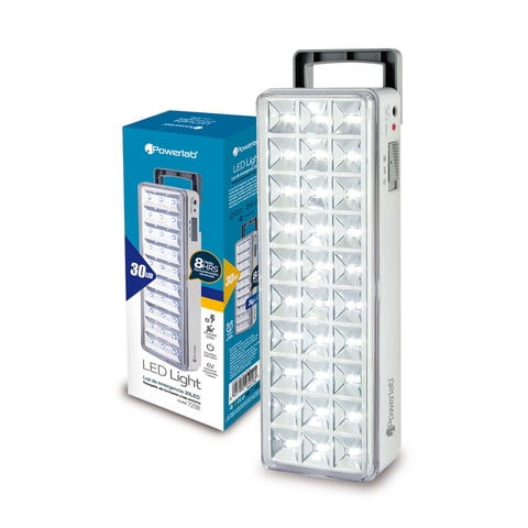 Lampara De Emergencia 7258 30 Led Powerlab