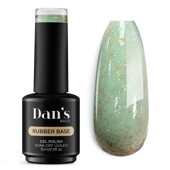 Gel de uñas Dan's Nails 15 ml Base de goma Verde Brillante