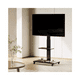 thumbnail image 1 of Soporte Tv Rack Movil Con Ruedas 32 A 75 Base Pedestal Stand Negro, 1 of 3