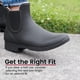 thumbnail image 5 of Peluche impermeable negro Bootie Chooka Delridge para mujer, 5 of 8