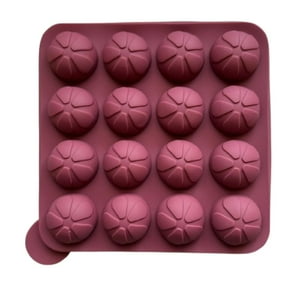 Genérico - Molde Silicona Para 16 Cake Pop Diseño Flor Cafe