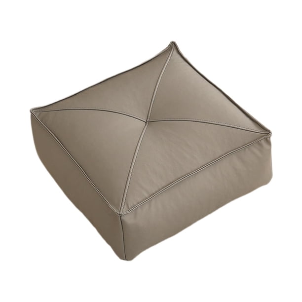 Cojín De Suelo Cuadrado Al Aire Libre Cojín De Patio Para Silla De Oficina Sala De Estar Hogar Gris Oscuro