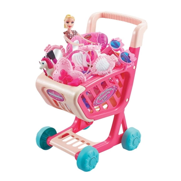 Carro Supermercado Juguete Carrito Compras 28 Piezas