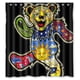 thumbnail image 1 of Cortina de ducha de Grateful Dead, juego de cortina de baño con ganchos, tamaño 60 x 72 pulgadas, 1 of 3