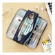 thumbnail image 4 of Estuche De Lapices Doble Capa Organizadoras Gran Capacidad Azul marino, 4 of 6