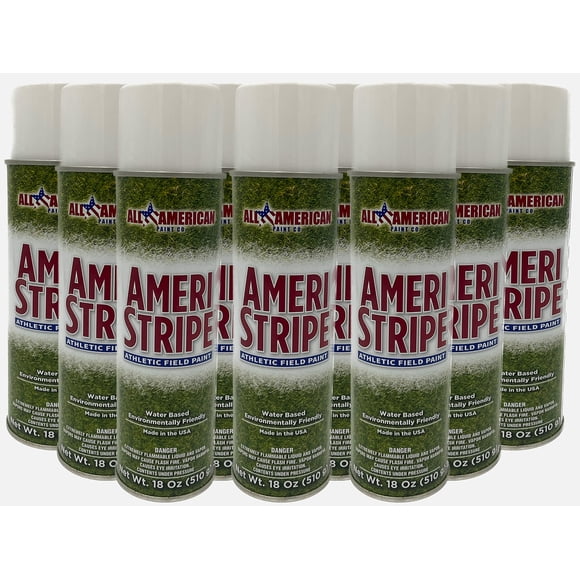 Pintura en aerosol Field Marking Ameri-Stripe, color blanco, 532 ml, 12 latas