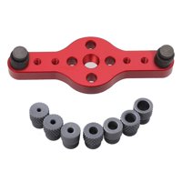 Bothyi - 2-10 Mm Sel Juego De Plantillas Para Espigas De Centrado Localizador De Orificios De Madera Rojo