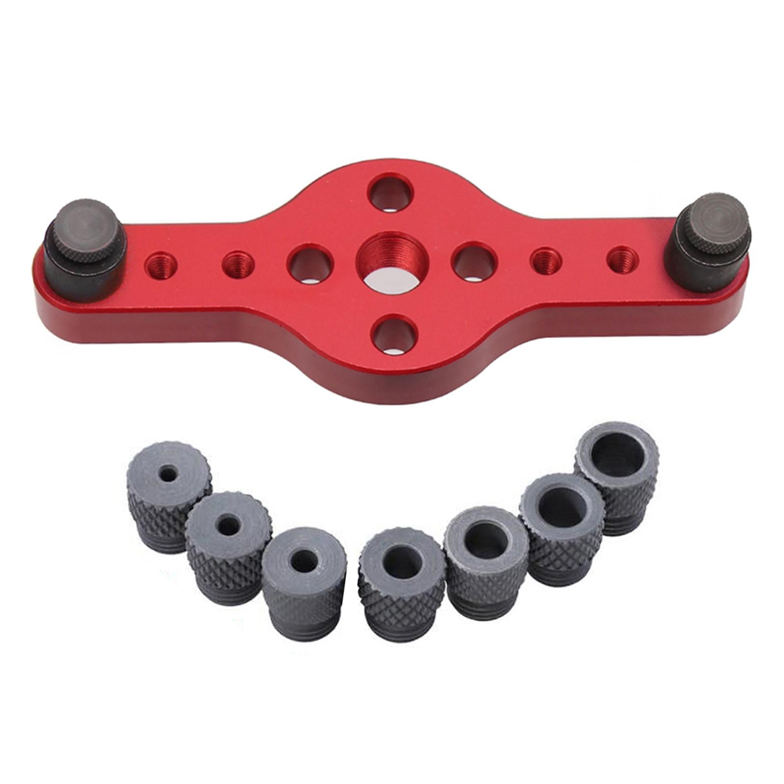 Bothyi - 2-10 Mm Sel Juego De Plantillas Para Espigas De Centrado Localizador De Orificios De Madera Rojo
