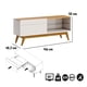 thumbnail image 5 of Rack Tv Stand Classic 12633 1.4 Cajon Blanco/Caramelo, 5 of 6