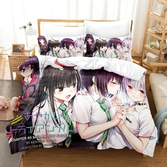 Ayakashi Triangle Bedding Set Duvet Cover Bed Set Quilt Cover Pillowcase Comforter Boys Adult Bedding Set Bed Sheets
