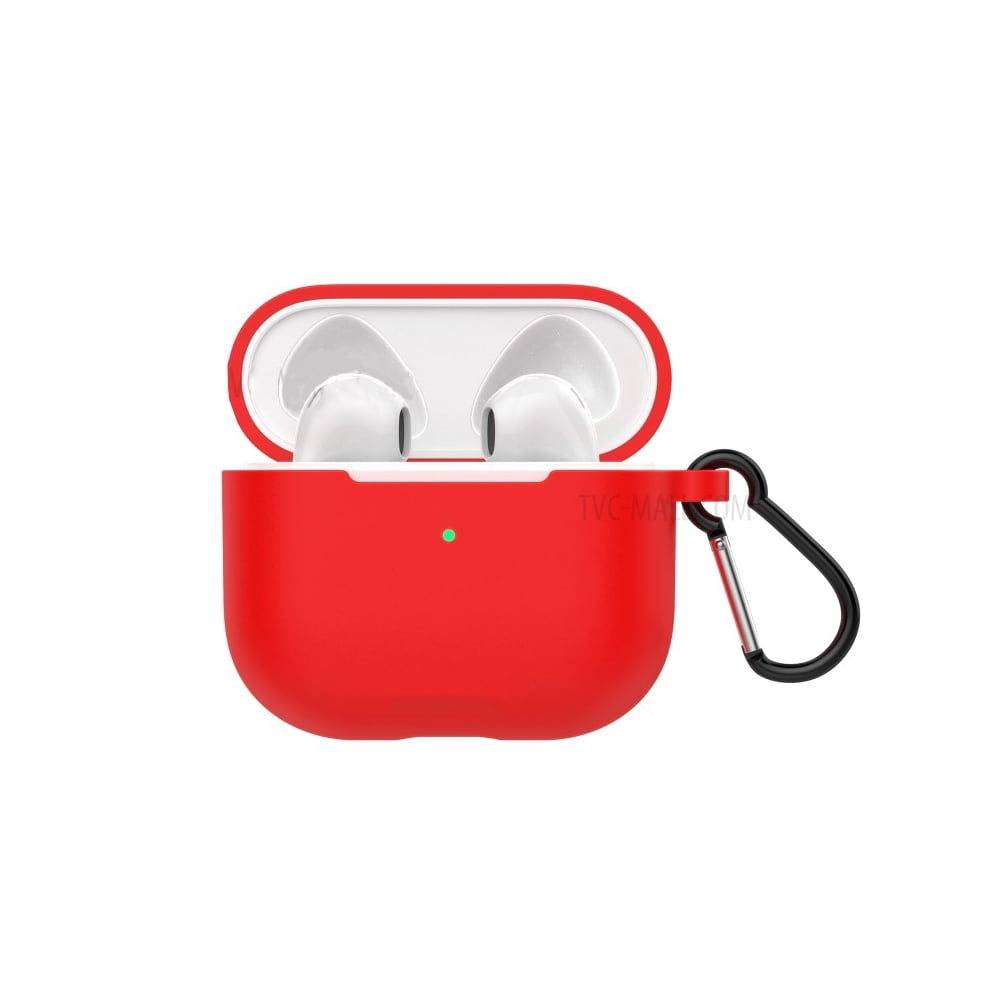Genérico - Carcasa Funda Silicona Para Airpods Pro Rojo