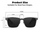 thumbnail image 2 of Gafas inteligentes AUSSIY Bluetooth de oído abierto con clip polarizado, 2 of 7