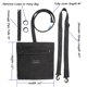 thumbnail image 2 of Funda para bolsas de drenaje de orina SHENGXIN con cremallera (negra), 2 of 9
