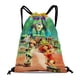 thumbnail image 1 of El Árbol Familiar de los Croods Mochila de Cuerdas para Deportes y Gimnasio, Bolsa de Cuerdas Resistente al Agua, Bolsa Cinch, 30×40cm, 1 of 6