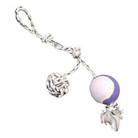 Genérico - Set 3 Juguetes De Cuerda Pelota Entrena Mascota Perros Lau