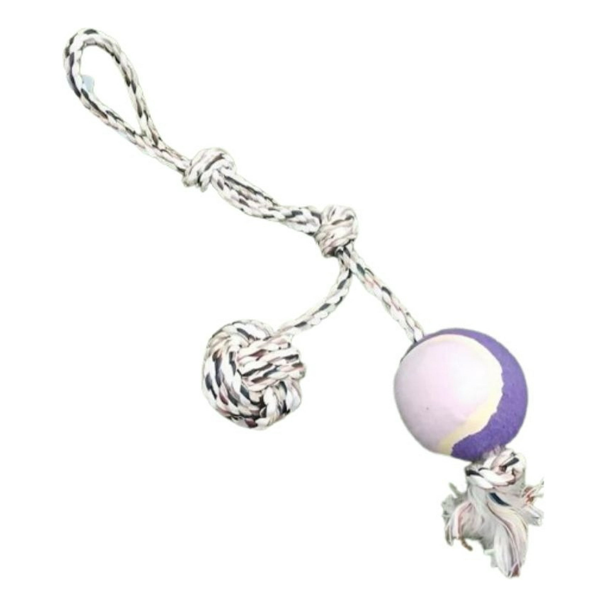 Genérico - Set 3 Juguetes De Cuerda Pelota Entrena Mascota Perros Lau